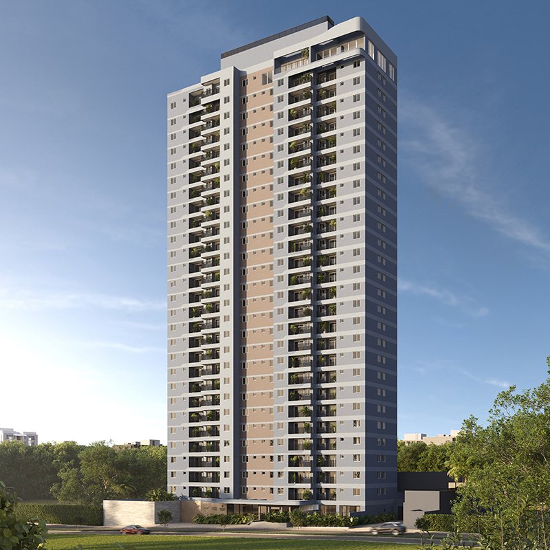 Fachada do Aurora Resort Living